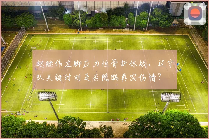 赵继伟左脚应力性骨折休战，辽宁队关键时刻是否隐瞒真实伤情？